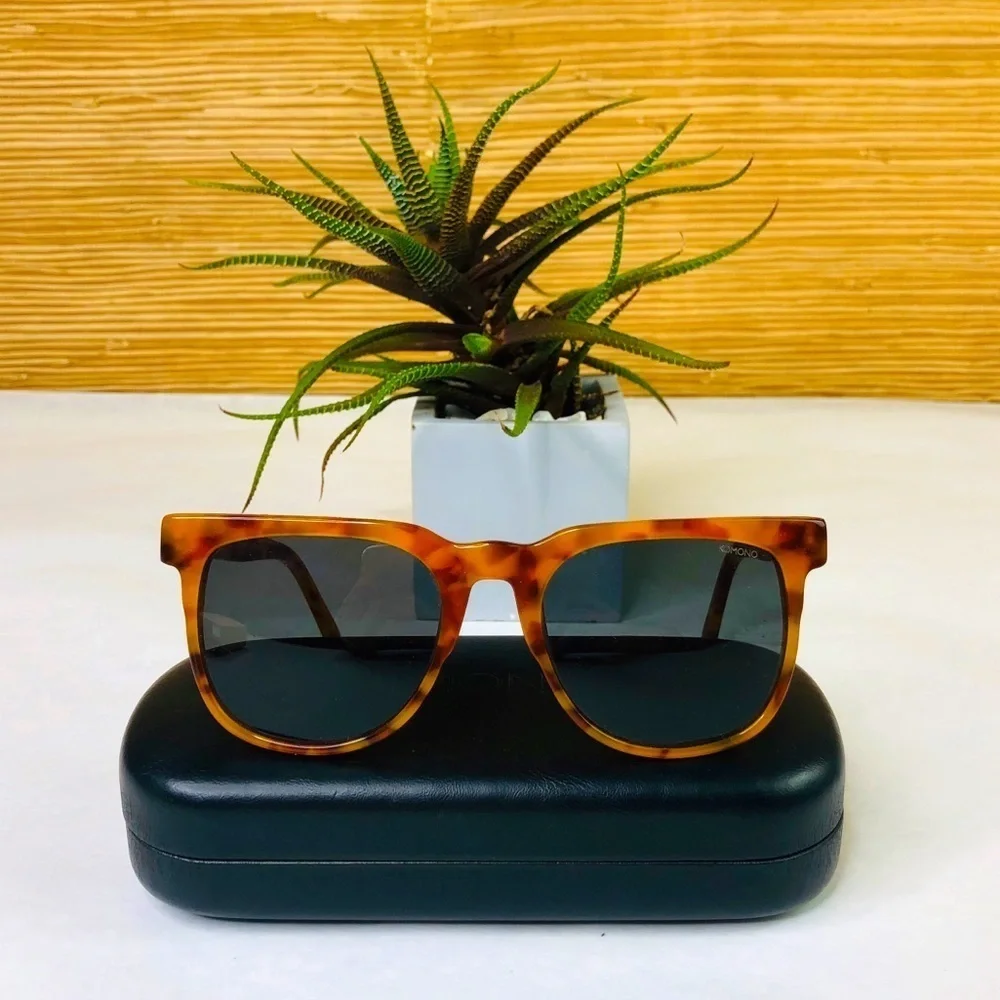 KOMONO sunglasses Riviera Caramel Demi tortoise NEW oversized